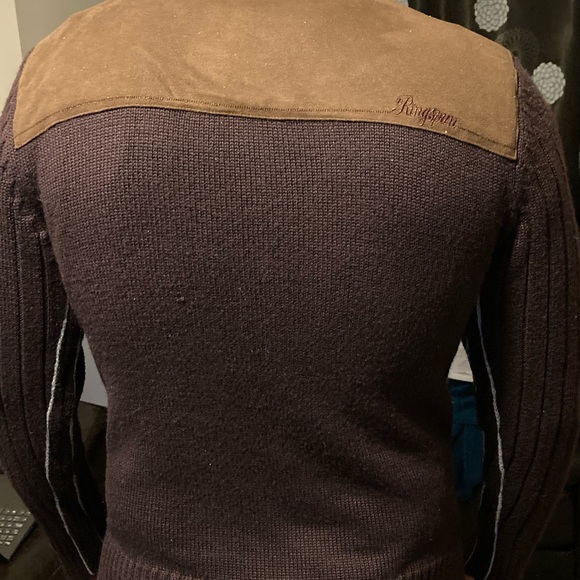 Ringspun Zip Sweater, Size Medium - Picture 7 of 8